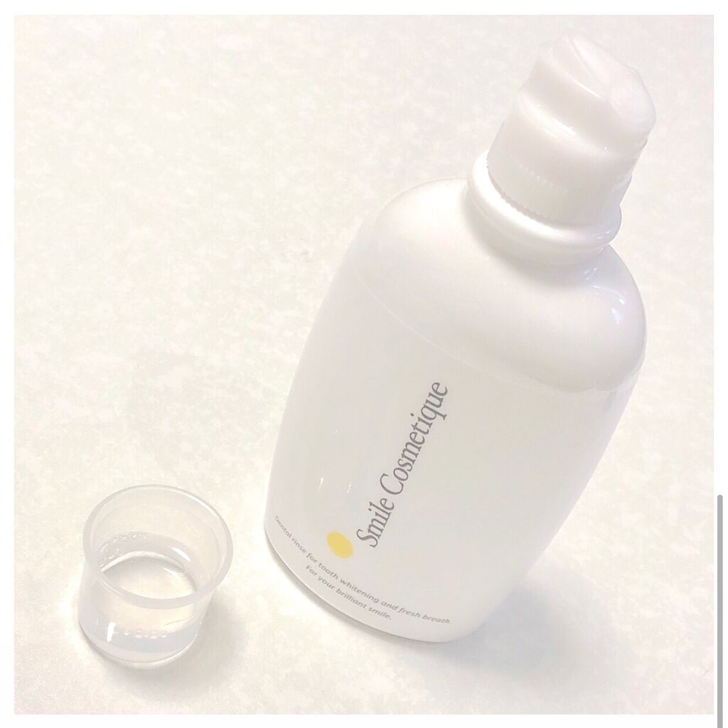 ホワイトニングデンタルリンス/Smile Cosmetique/歯磨き粉を使ったクチコミ(2枚目)