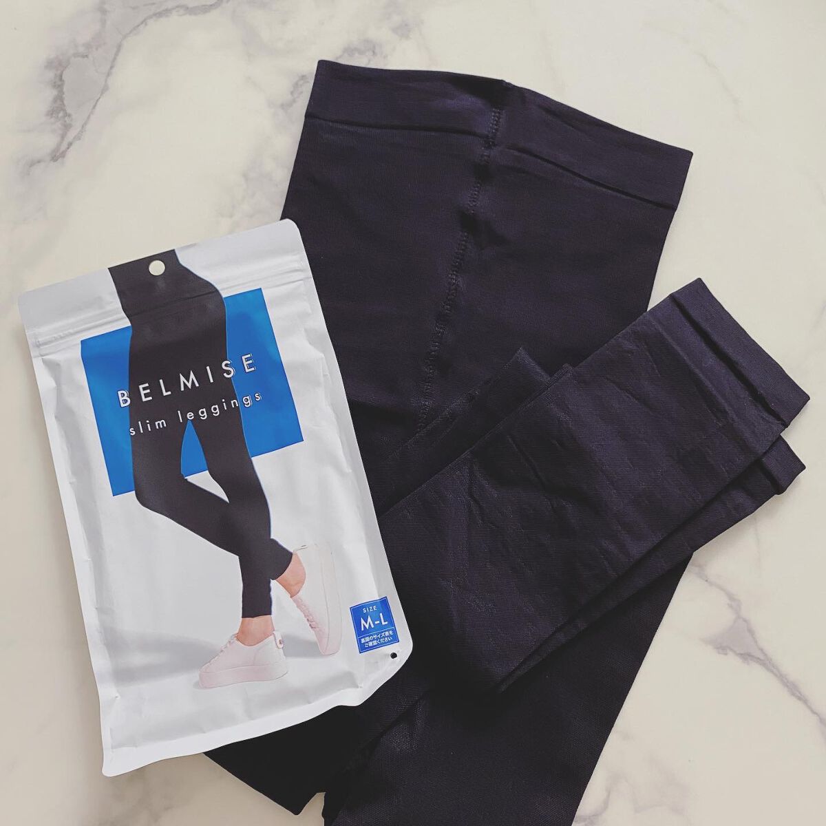 ベルミススリムレギンス/BELMISE/着圧ソックス・レギンスを使ったクチコミ（2枚目）
