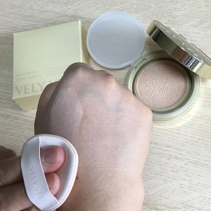 はちみつツヤ肌クッションファンデ/VELY VELY/クッションファンデーションを使ったクチコミ(8枚目)