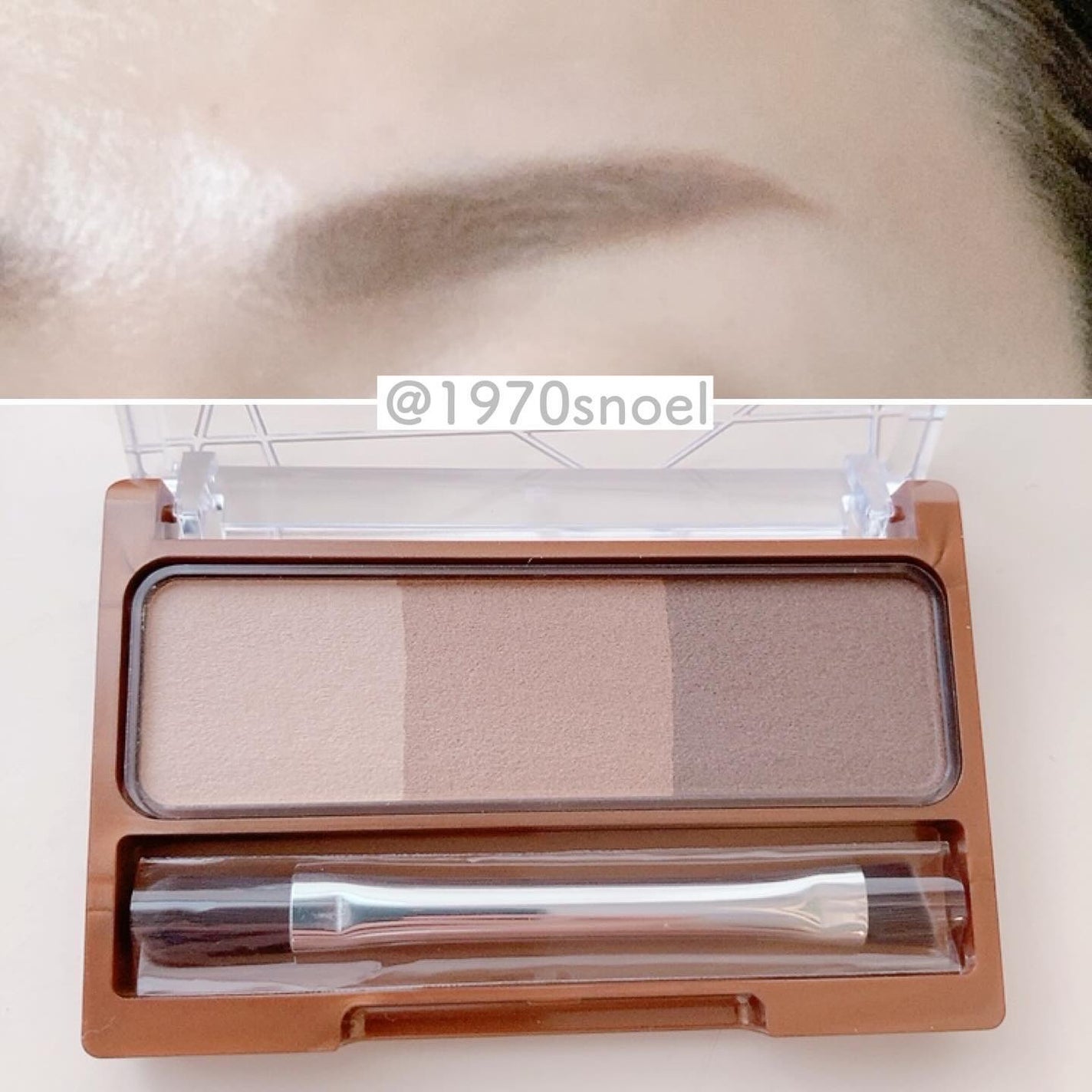 ノーズ&アイブロウパウダー/CEZANNE/パウダーアイブロウを使ったクチコミ(2枚目)