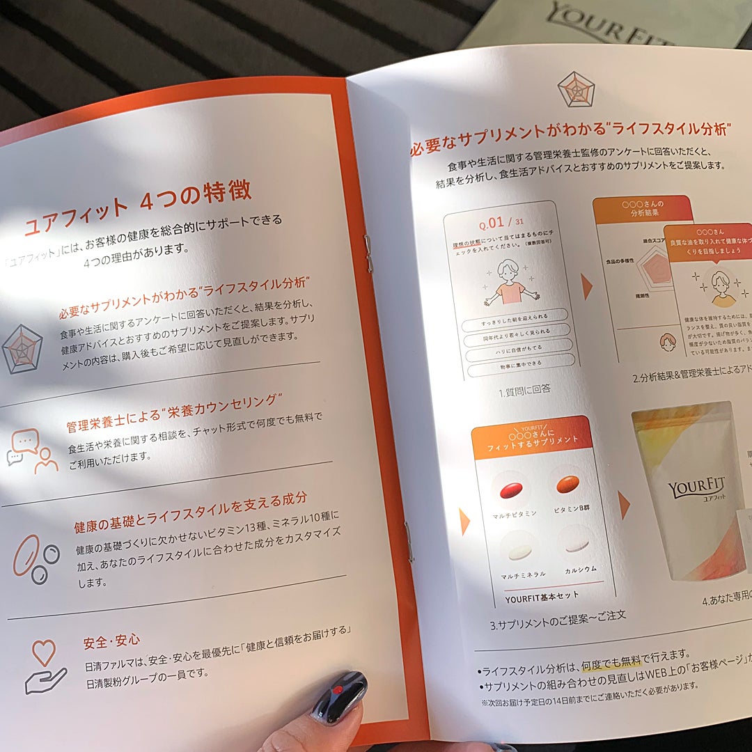 パーソナルサプリメント「YOURFIT」/日清ファルマ/健康サプリメントを使ったクチコミ(10枚目)