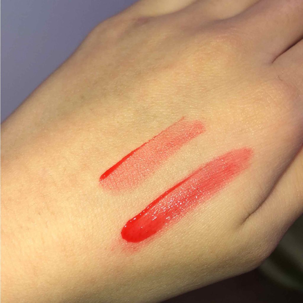 ジェリーリップティント/キャンドゥ/リップティントを使ったクチコミ（2枚目）