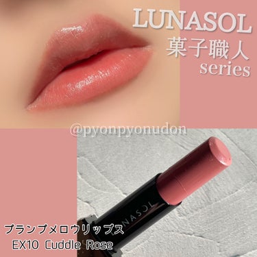 プランプメロウリップス EX10 Cuddle Rose（カドルローズ）/LUNASOL/口紅を使ったクチコミ（1枚目）
