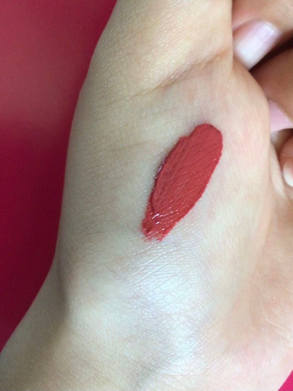 VELMOWER LIP TINT/4OlN/口紅を使ったクチコミ(2枚目)