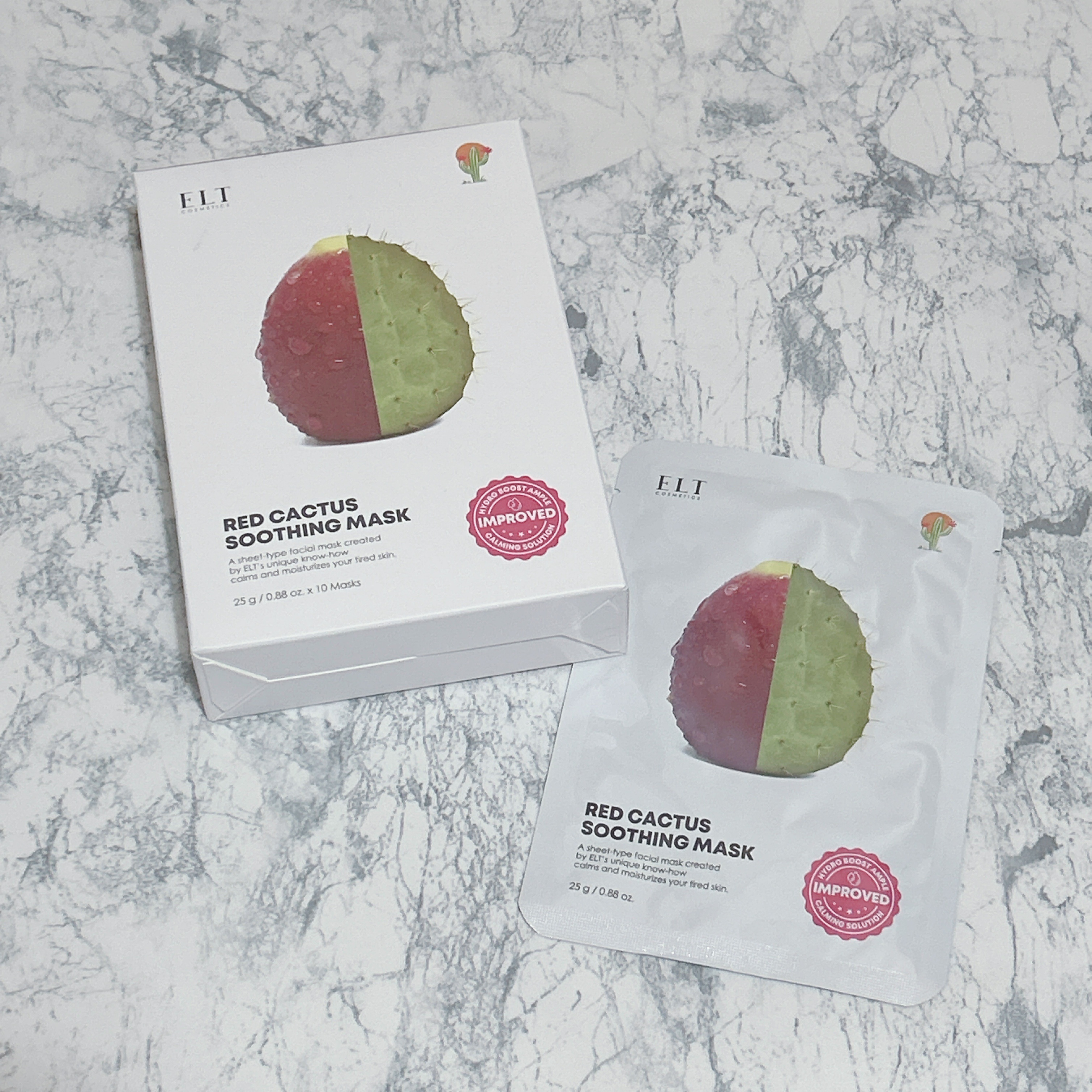 レッドカクタススージングマスク/ELT COSMETICS/シートマスク・パックを使ったクチコミ（1枚目）