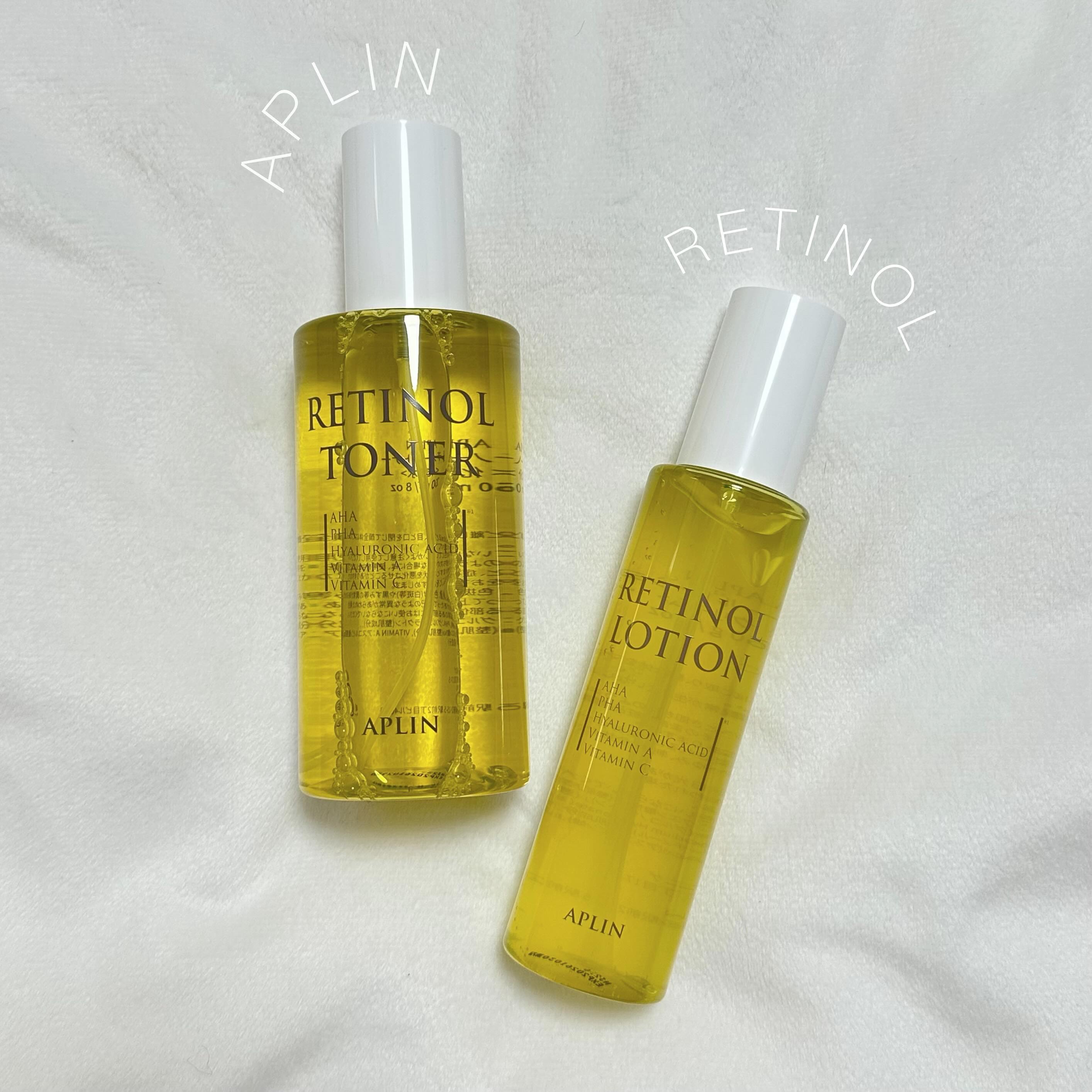 次は黄色のレチノール🍋🫧

┈┈┈┈┈┈┈┈┈┈┈┈┈┈┈┈┈

❤︎ APLIN

レチノールトナー
レチノールローション

┈┈┈┈┈┈┈┈┈┈┈┈┈┈┈┈┈

APLINから新商品で
レチノールシリーズが発売🤗

レチノールって