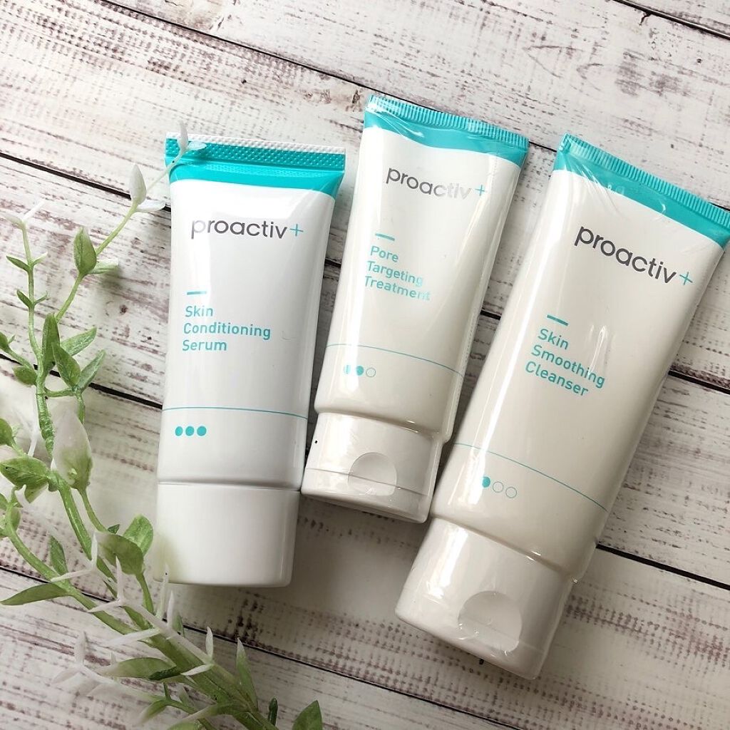 新品 プロアクティブ 薬用3ステップ 30日サイズ ボディーブラシ2種類付き 試してみた薬用3ステップセット30日サイズ プロアクティブのリアルな