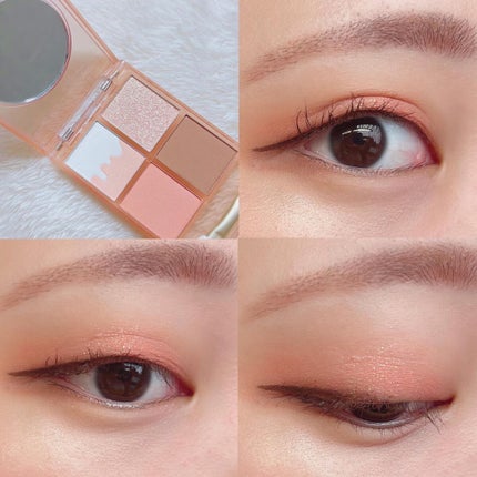 四色アイシャドウパレット/COLORKEY/アイシャドウパレットを使ったクチコミ(6枚目)