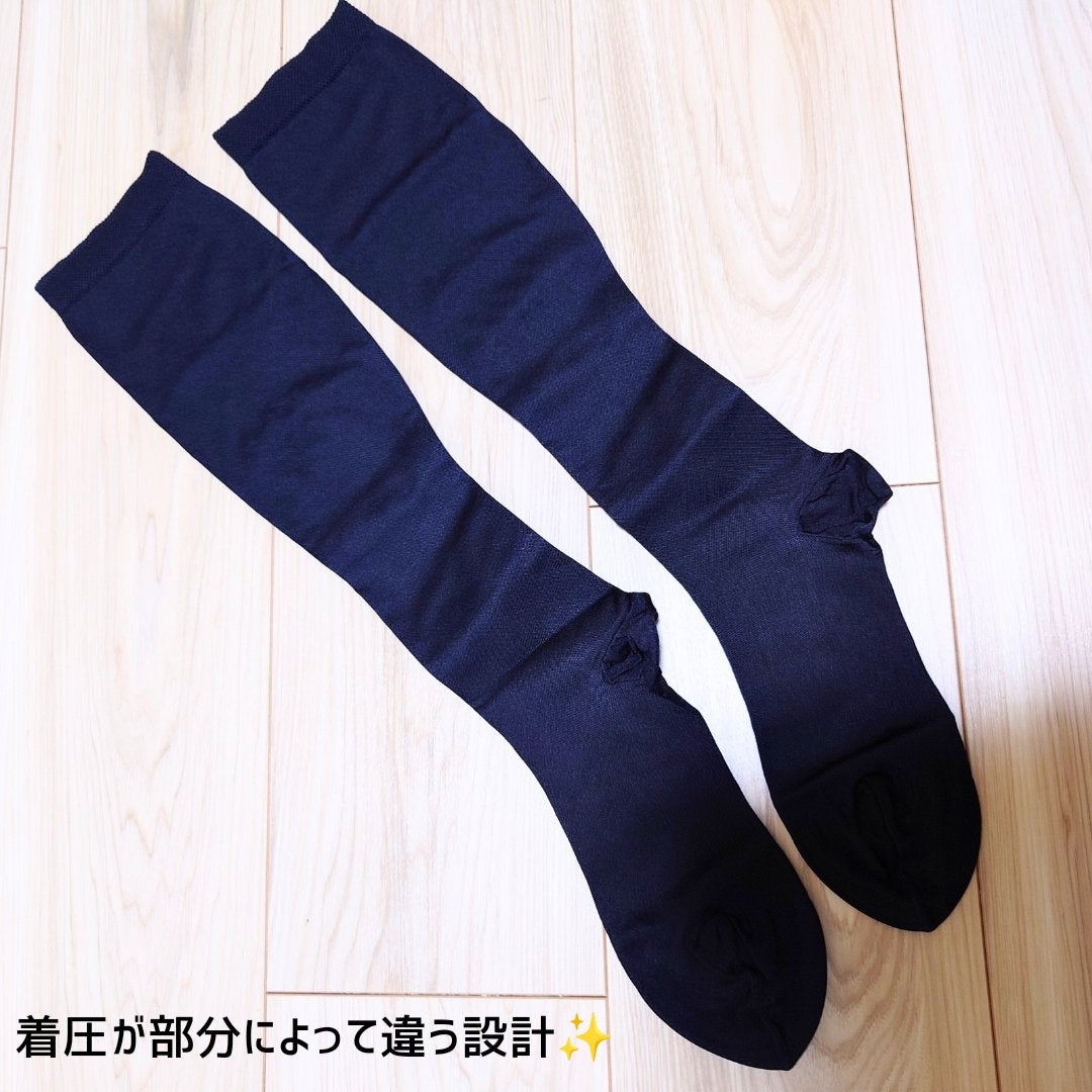 スリムウォーク 美脚ハイソックス/SLIMWALK/着圧ソックス・レギンスを使ったクチコミ(2枚目)