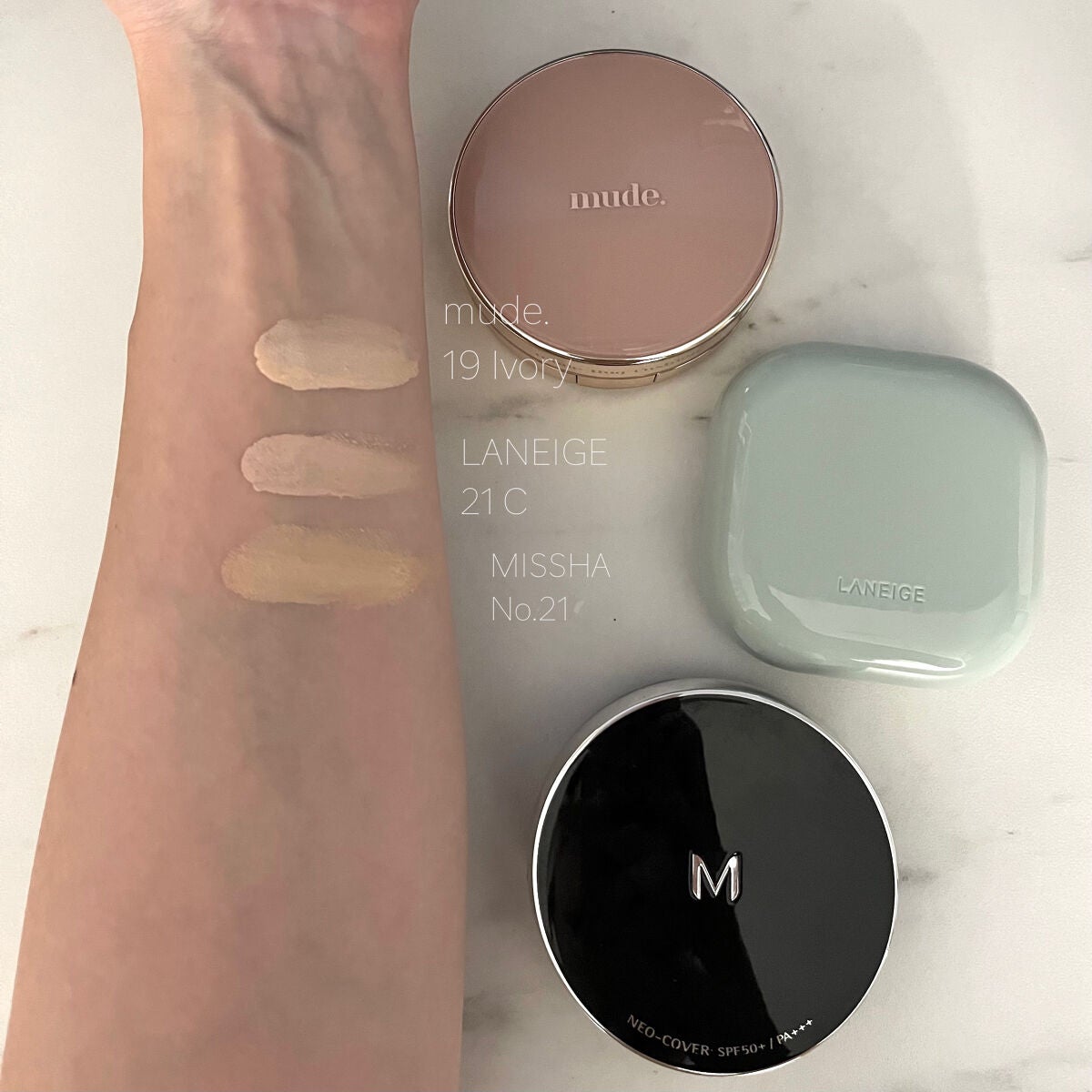 ハグクッション/mude/クッションファンデーションを使ったクチコミ(7枚目)