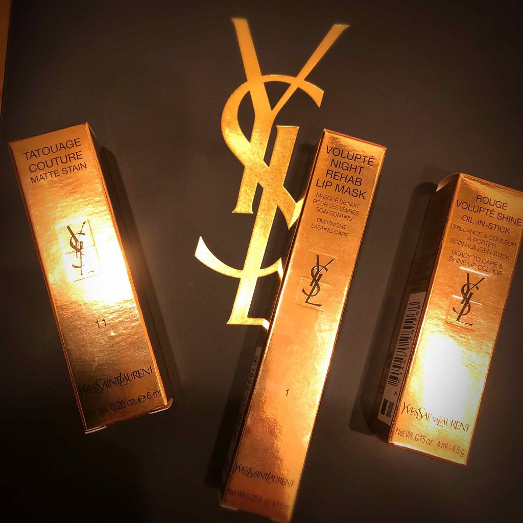 ルージュ ヴォリュプテ シャイン/YVES SAINT LAURENT BEAUTE/口紅を使ったクチコミ(4枚目)