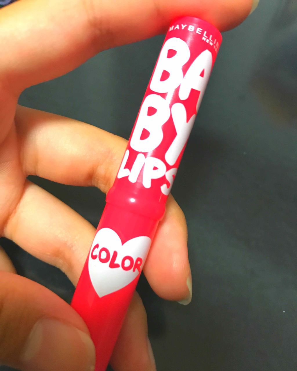リップクリーム カラー BABY LIPS/MAYBELLINE NEW YORK/リップケアを使ったクチコミ（1枚目）