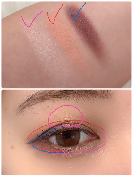 トーンアップアイシャドウ/CEZANNE/アイシャドウパレットを使ったクチコミ(4枚目)