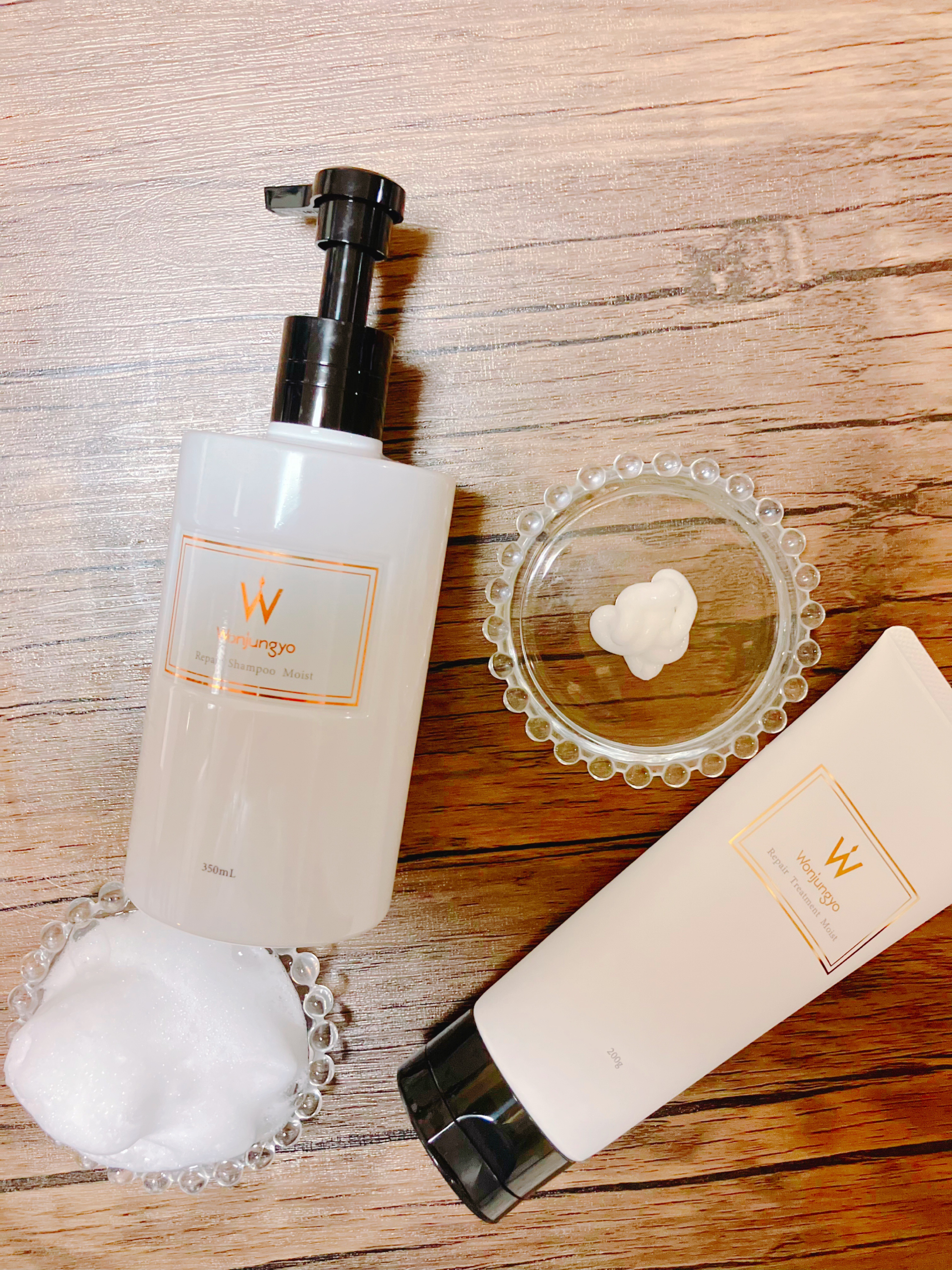 ウォンジョンヨ リペアシャンプー モイスト／リペアトリートメント モイスト/Wonjungyo/市販シャンプーを使ったクチコミ（3枚目）