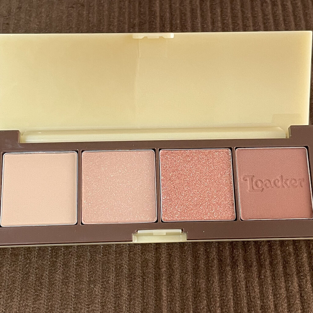 ローカー プレイカラーアイズミニ ヘーゼルナッツ/ETUDE/アイシャドウパレットを使ったクチコミ（3枚目）