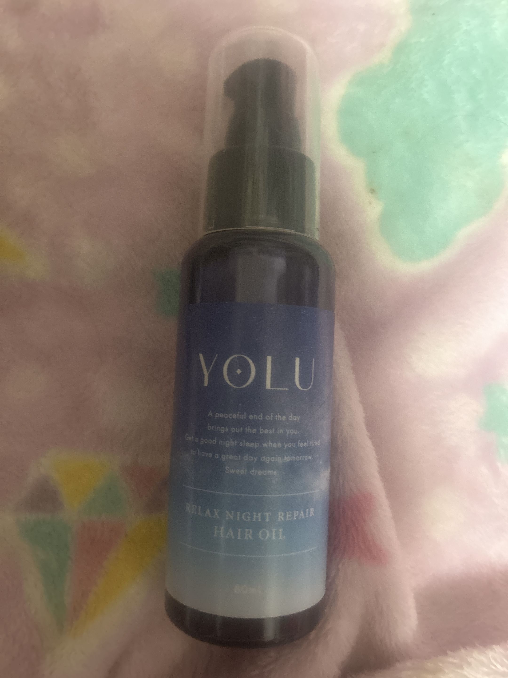 リラックスナイトリペアヘアオイル 80ml/YOLU/ヘアオイルを使ったクチコミ（1枚目）