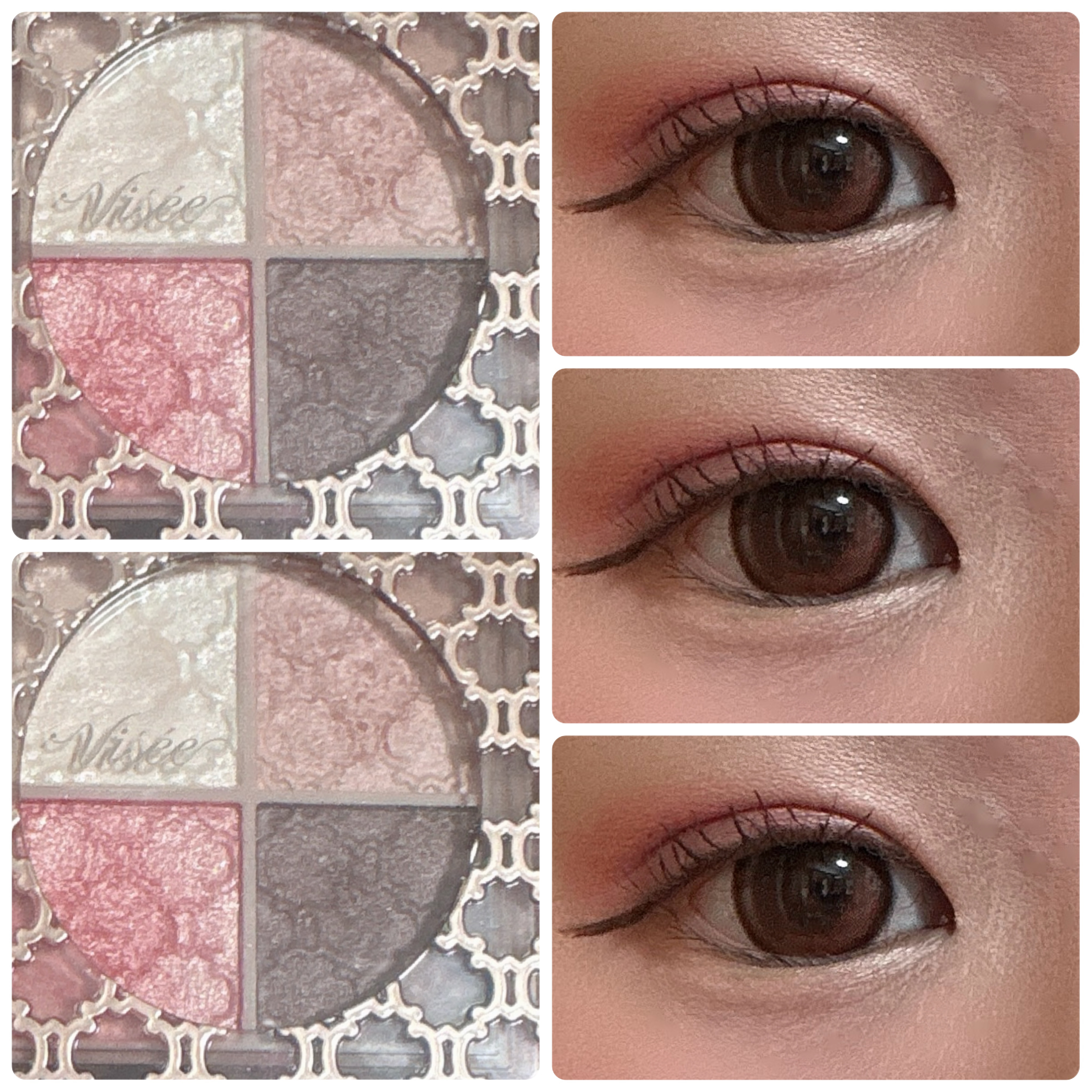 グロッシーリッチ アイズ N PK-4 モーヴピンク系/Visée/アイシャドウパレットを使ったクチコミ（1枚目）