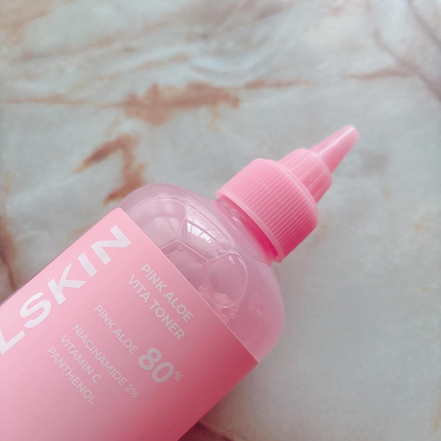 ピンクアロエビタトナー/APRILSKIN/化粧水を使ったクチコミ(3枚目)
