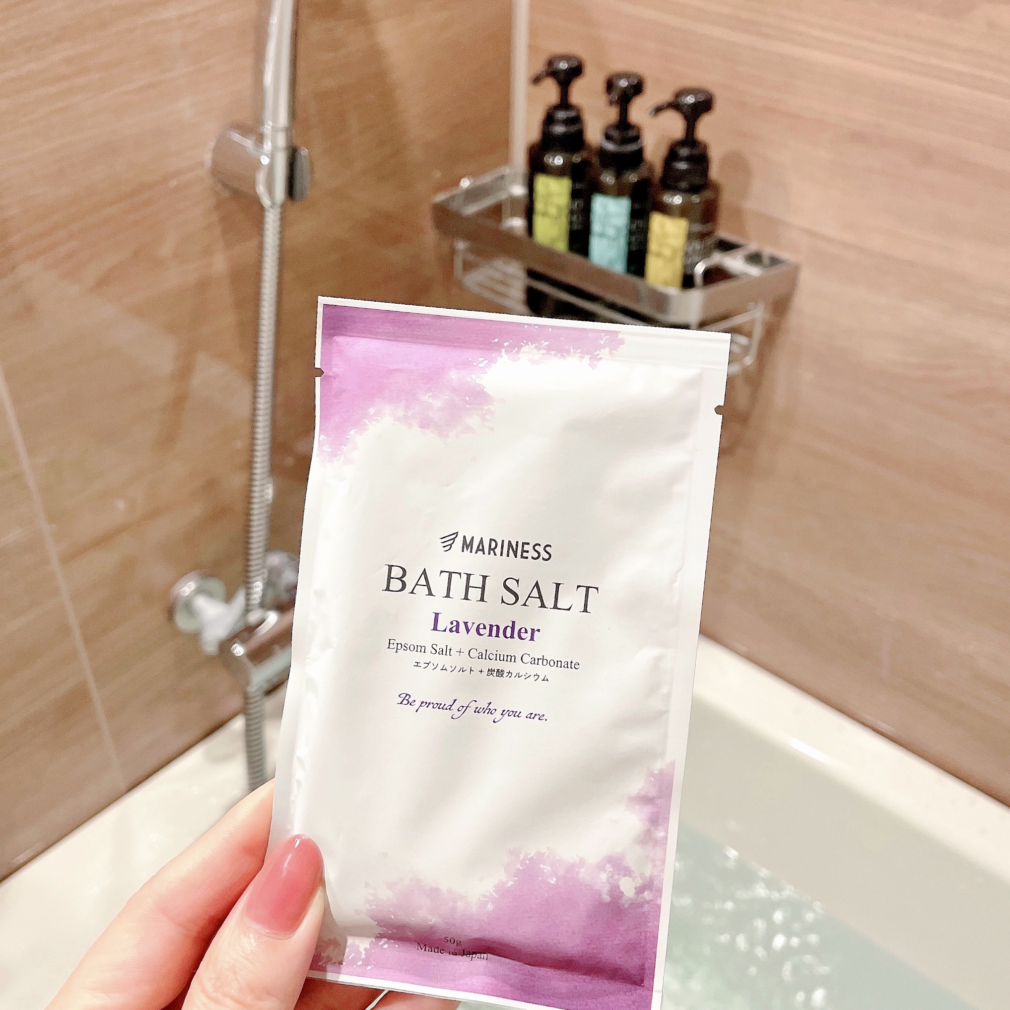 バスソルト ラベンダー/mariness/その他スキンケアを使ったクチコミ（1枚目）
