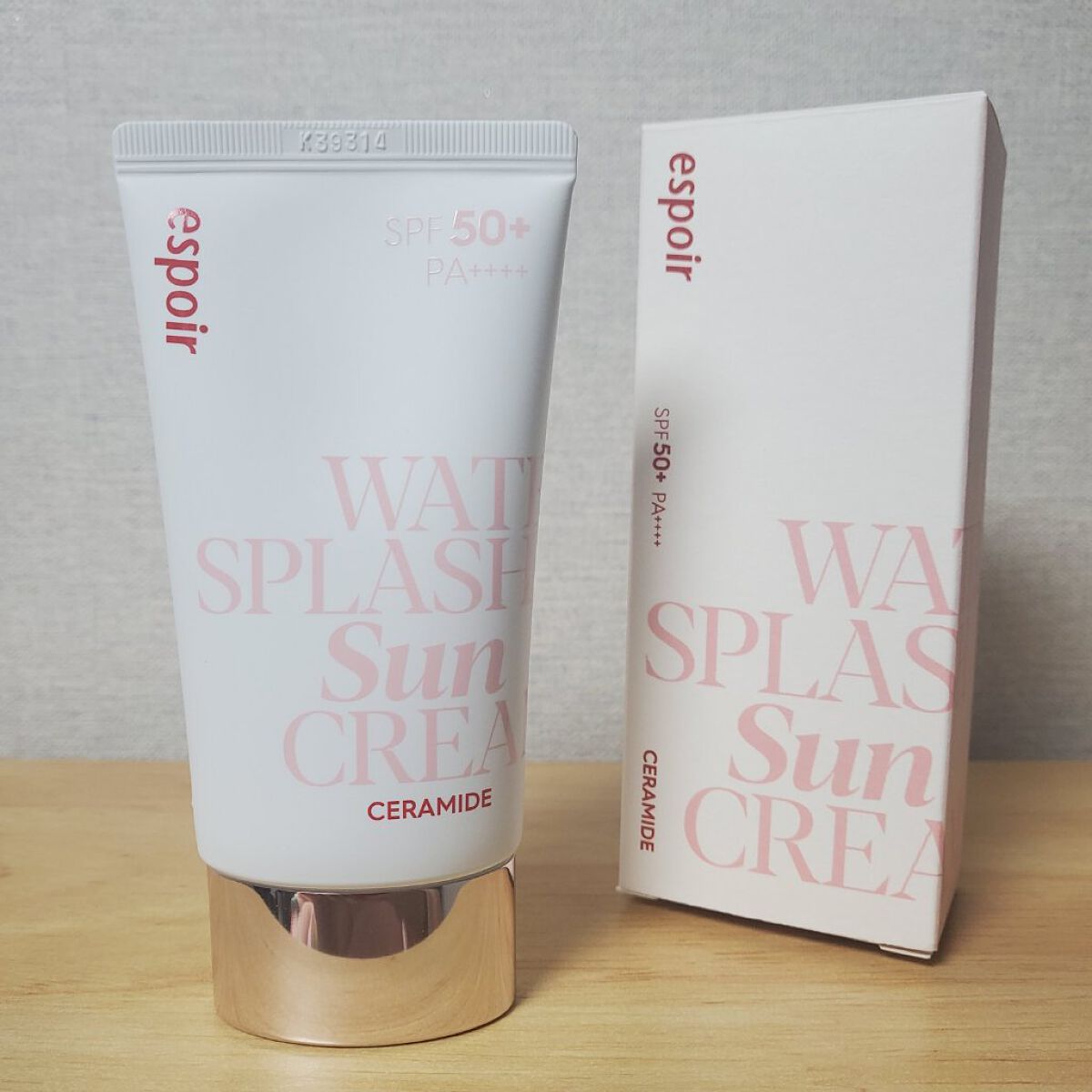 ウォータースプラッシュサンクリーム セラミド/espoir/日焼け止めクリームを使ったクチコミ（1枚目）