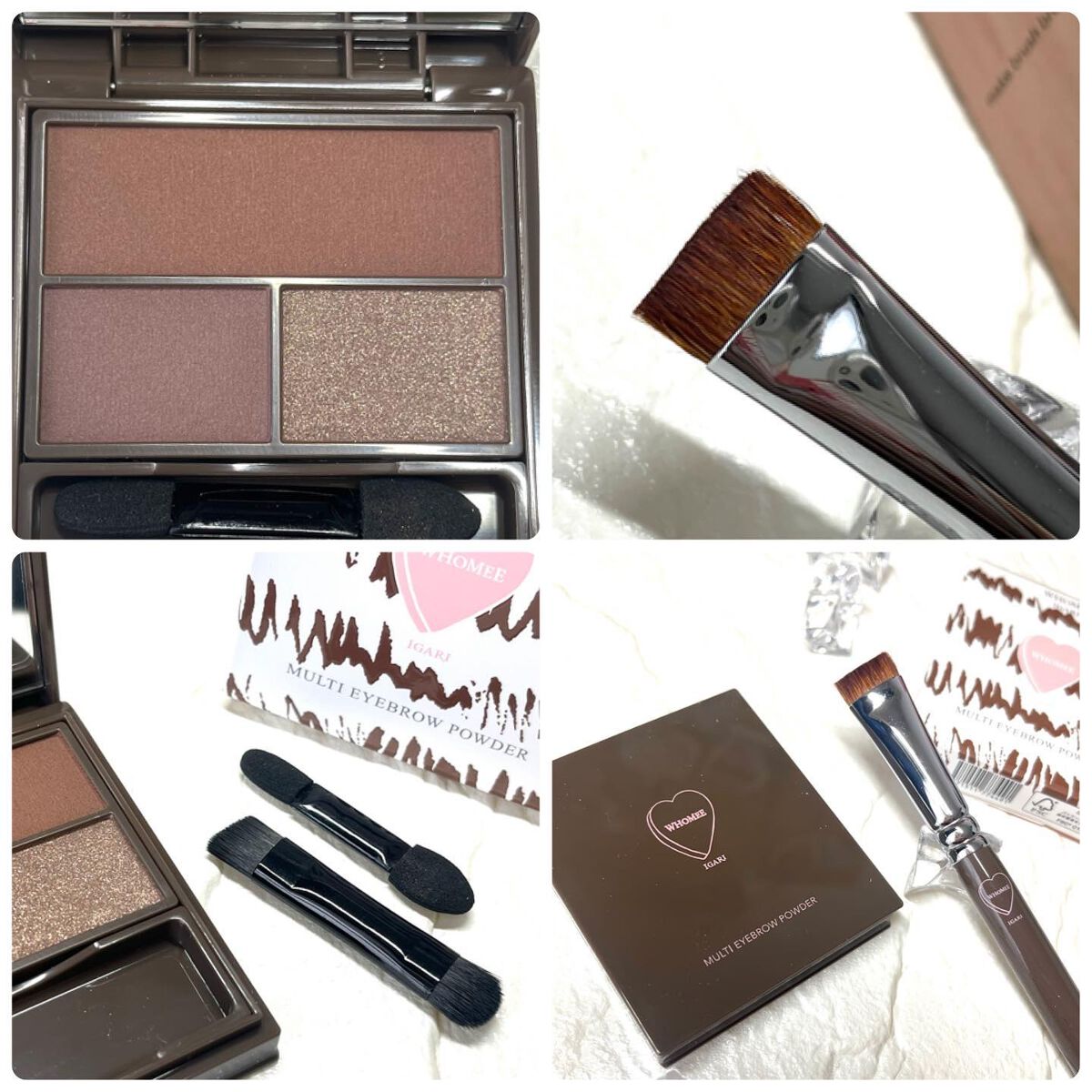 フーミー マルチアイブロウパウダー/WHOMEE/パウダーアイブロウを使ったクチコミ（3枚目）