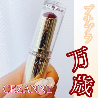 ラスティンググロスリップ/CEZANNE/口紅を使ったクチコミ（1枚目）