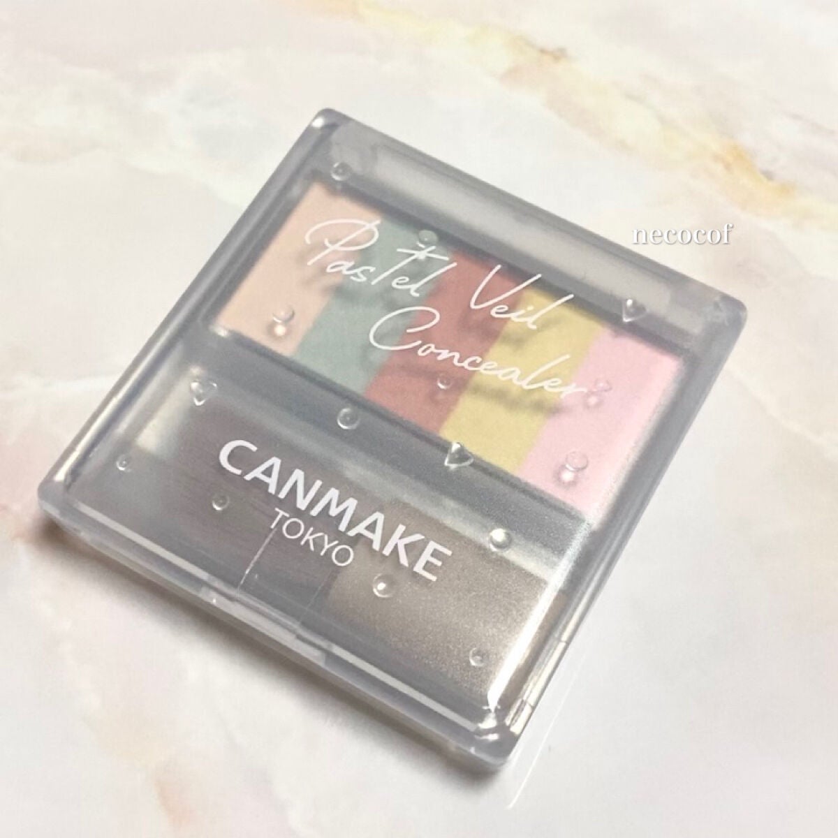 パステルヴェールコンシーラー/キャンメイク/パレットコンシーラーを使ったクチコミ(2枚目)