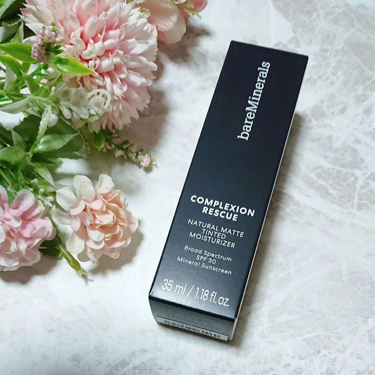 CR ナチュラル マット モイスチャライザー/bareMinerals/クリーム・エマルジョンファンデーションを使ったクチコミ(2枚目)