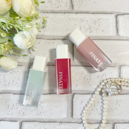 ナチュラルブルームリップオイルセラム 3色セット/PINATE/リップグロスを使ったクチコミ(8枚目)