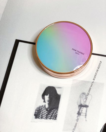 ピンクティーツリーカバークッション/APLIN/クッションファンデーションを使ったクチコミ(1枚目)