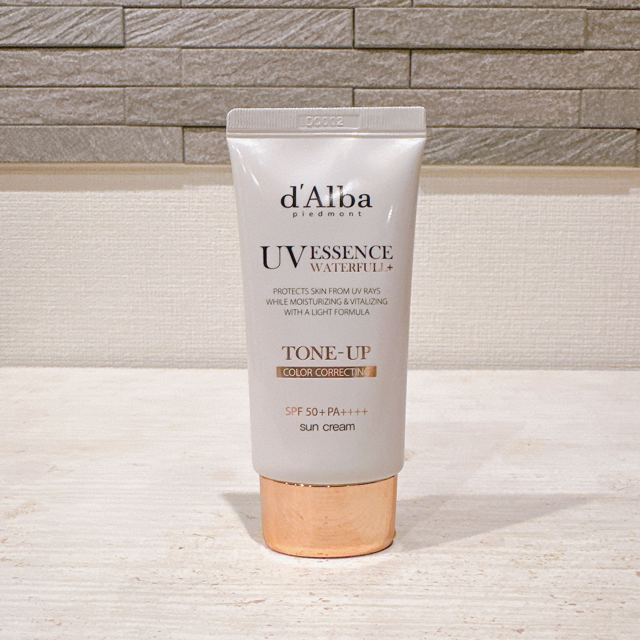 ウォータフルトーンアップサンクリーム/ダルバ/日焼け止めクリームを使ったクチコミ（2枚目）