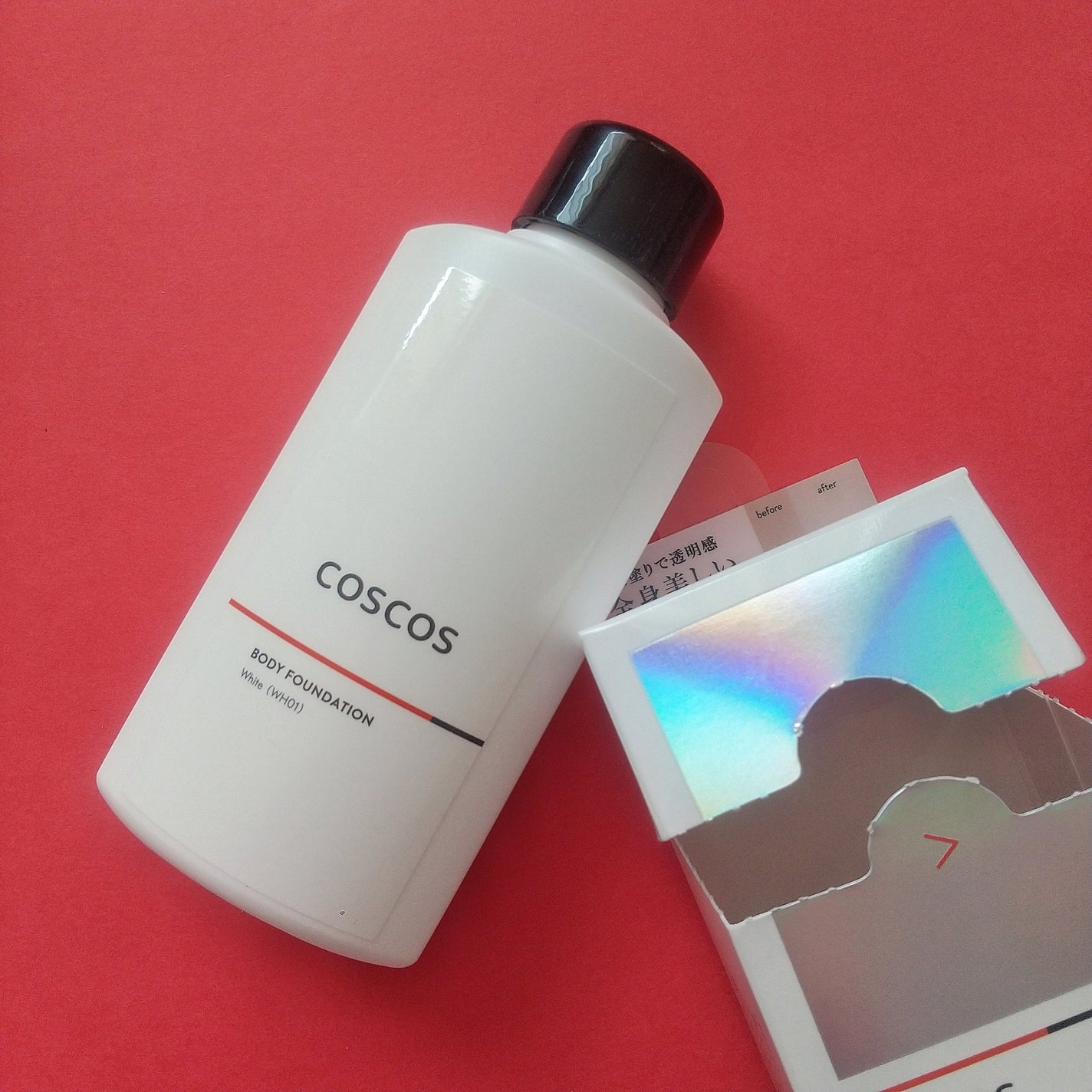 ボディファンデーション ホワイト/COSCOS/ボディミルクを使ったクチコミ(6枚目)