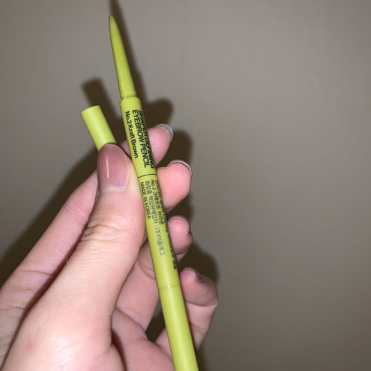 シェイパーディファイニングアイブロウペンシル No.2 クラフトブラウン/unleashia/アイブロウペンシルを使ったクチコミ（1枚目）