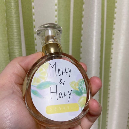 Merry&Hary メリーアンドハリーオードトワレ シトラスティーの香りのクチコミ「アピタにて購入しました。
好きな香り◎
#Merry&Hary
#メリーアンドハリーオード.....」(1枚目)