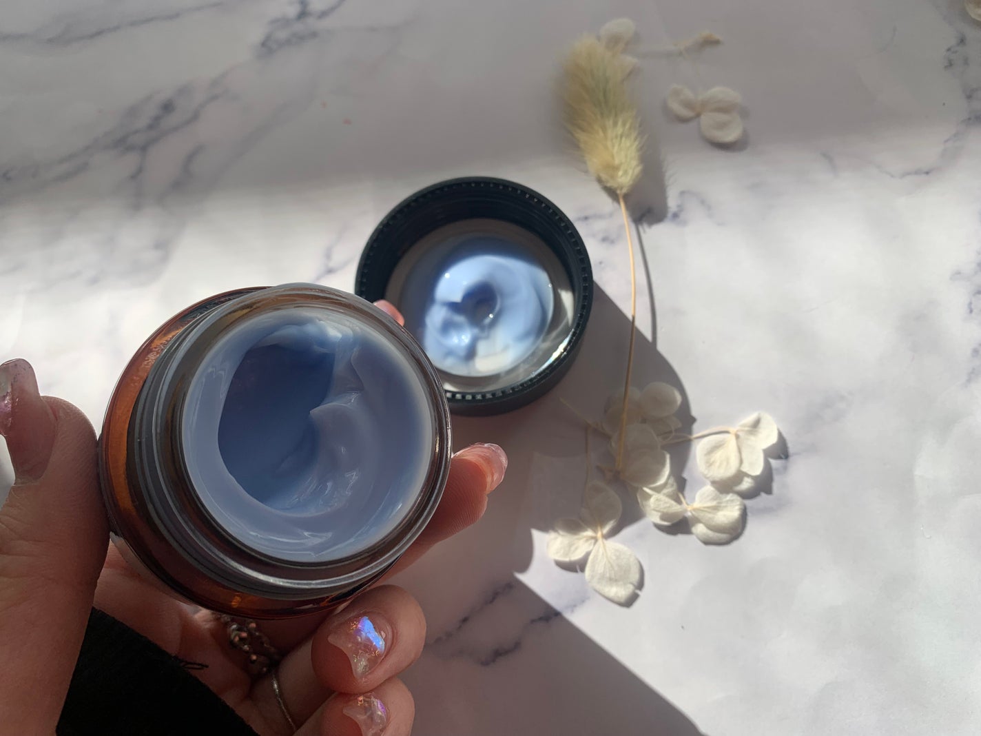 ミッドナイトブルーカーミングクリーム/Klairs/フェイスクリームを使ったクチコミ(3枚目)