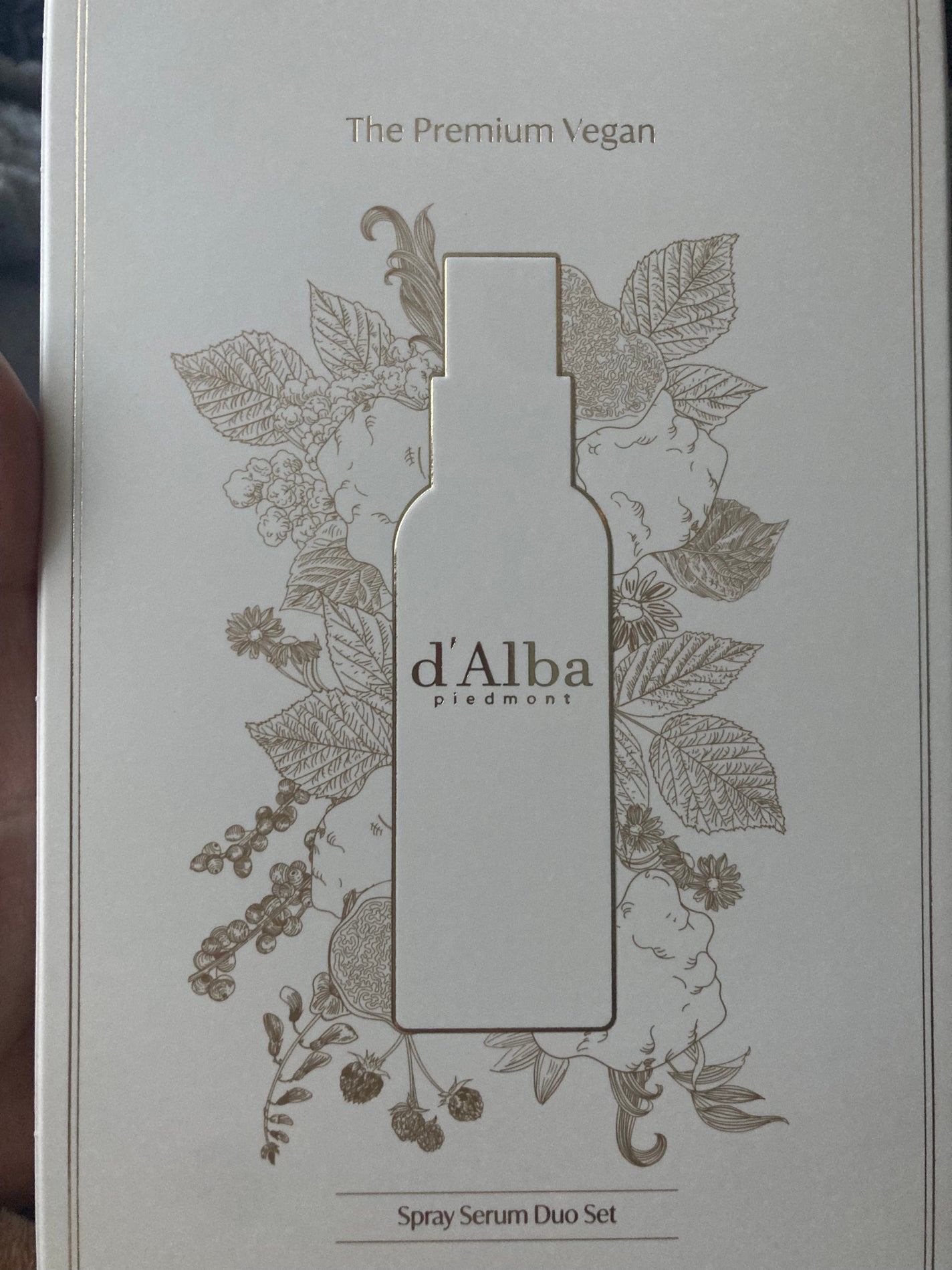 ダルバ ホワイトトリュフファーストスプレーセラム/ダルバ/ミスト状化粧水を使ったクチコミ(2枚目)