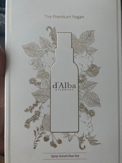 ダルバ ホワイトトリュフファーストスプレーセラム/ダルバ/ミスト状化粧水を使ったクチコミ(2枚目)