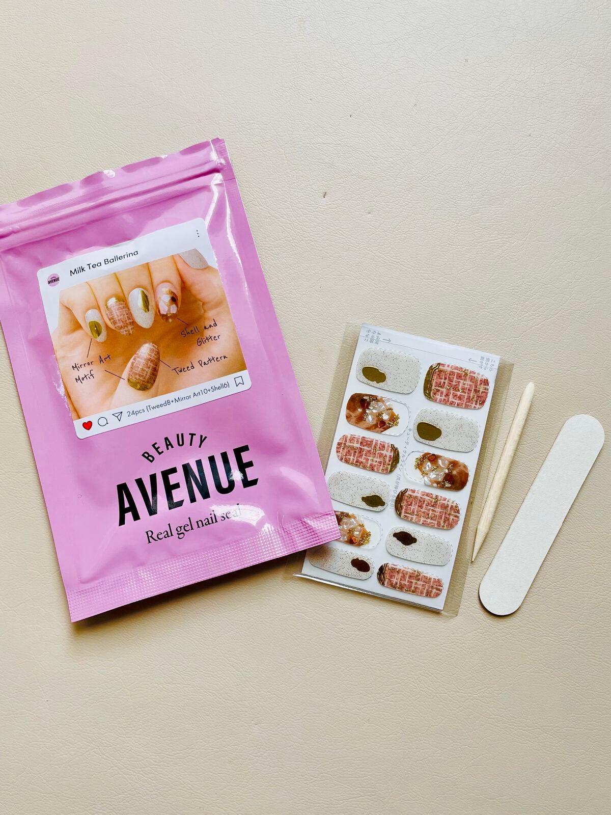 リアルジェルネイルシール/BEAUTY AVENUE/ネイルシールを使ったクチコミ(2枚目)