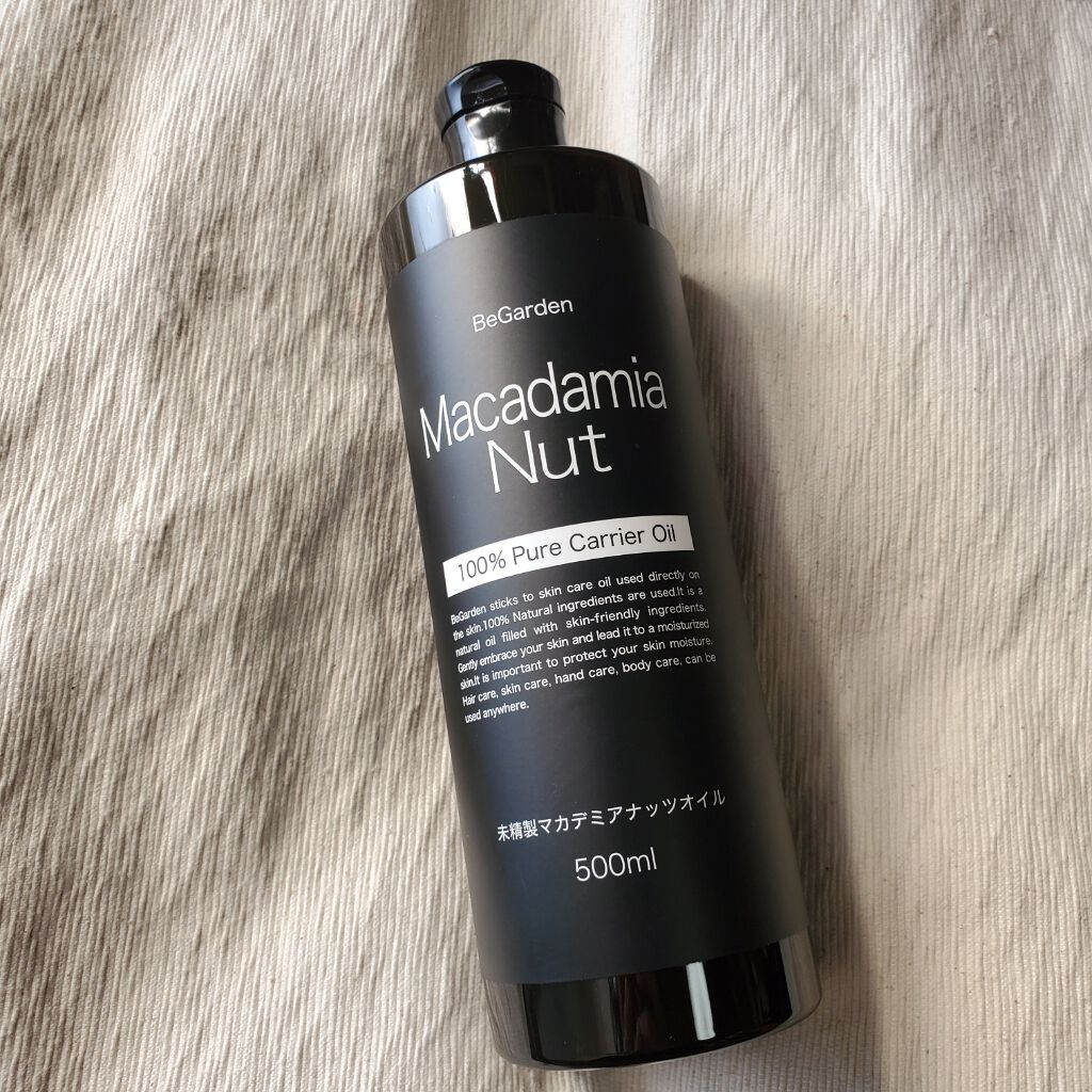 未精製マカダミアナッツオイル/BeGarden/フェイスオイルを使ったクチコミ（1枚目）