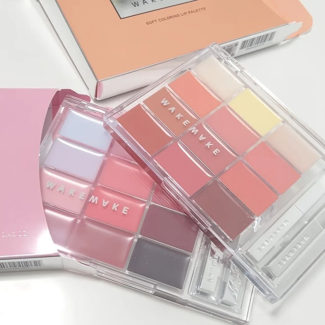 ソフトカラーリングリップパレット/wakemake/口紅を使ったクチコミ(10枚目)