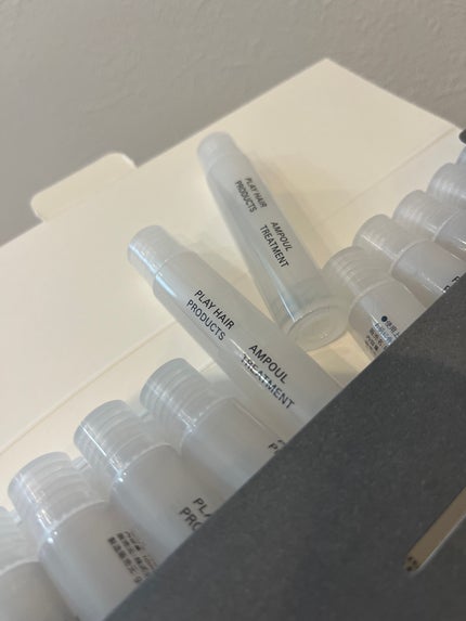 アンプルトリートメント/PLAY HAIR PRODUCTS/アウトバストリートメントを使ったクチコミ(1枚目)