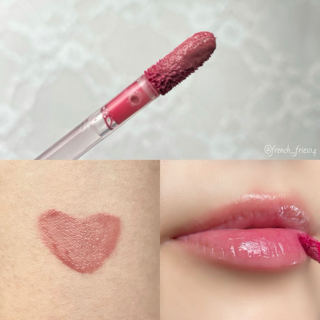 ジューシーラスティングティント/rom&nd/リップティントを使ったクチコミ（2枚目）