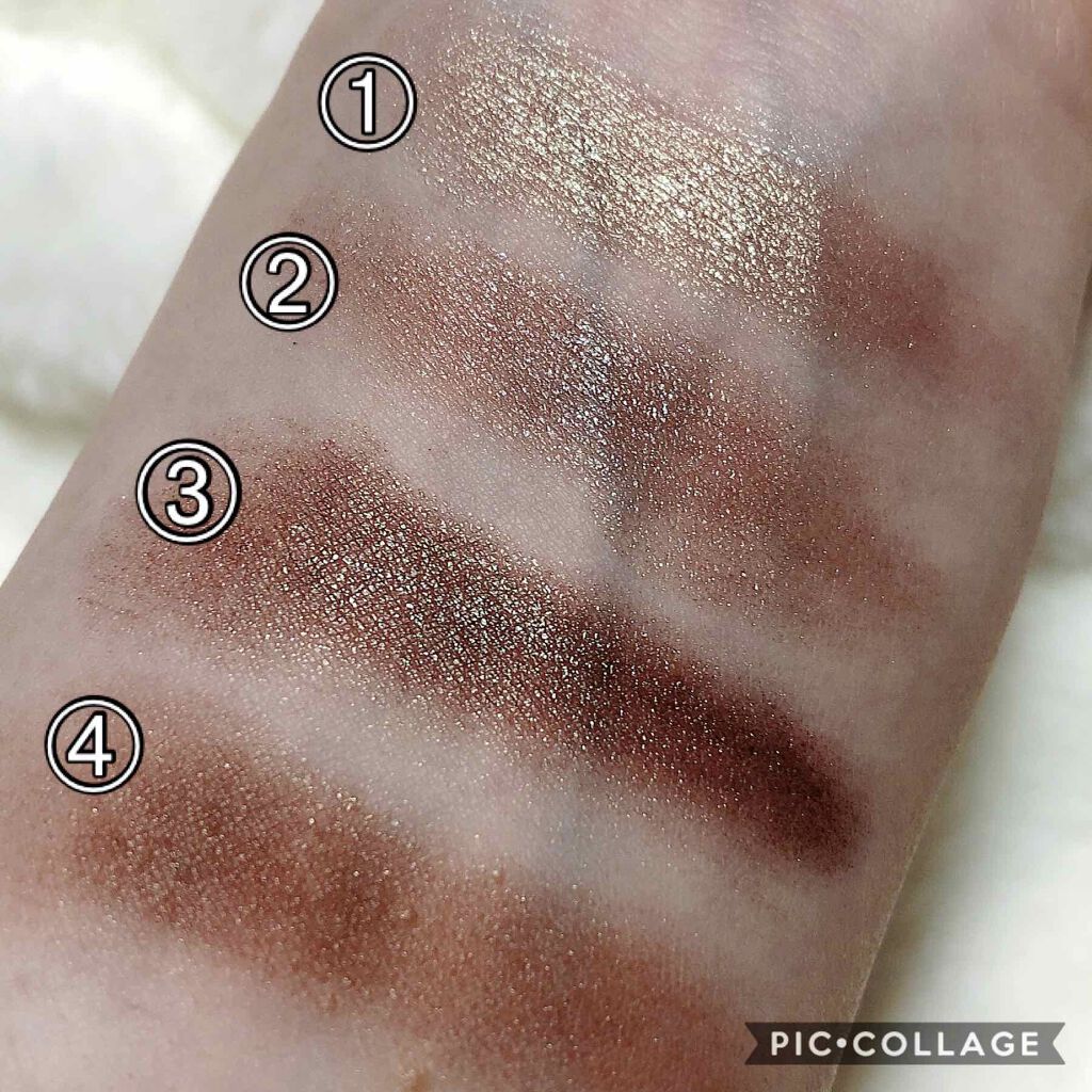 イロアソビ 4色アイパレット/iroasobi/アイシャドウパレットを使ったクチコミ（3枚目）