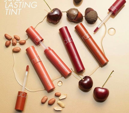 ジューシーラスティングティント/rom&nd/リップティントを使ったクチコミ(4枚目)