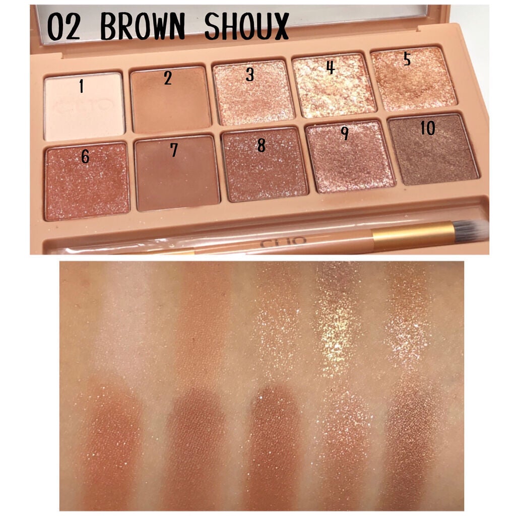 プロ アイ パレット/CLIO/アイシャドウパレットを使ったクチコミ(3枚目)