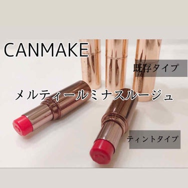 CANMAKE メルティールミナスルージュ⸜︎︎︎︎❤︎︎⸝‍


大好きなメルティールミナスルージュのティントタイプの紹介をします〜！

既存タイプは大好きでずっと使っていたのですが、ティントタイプの