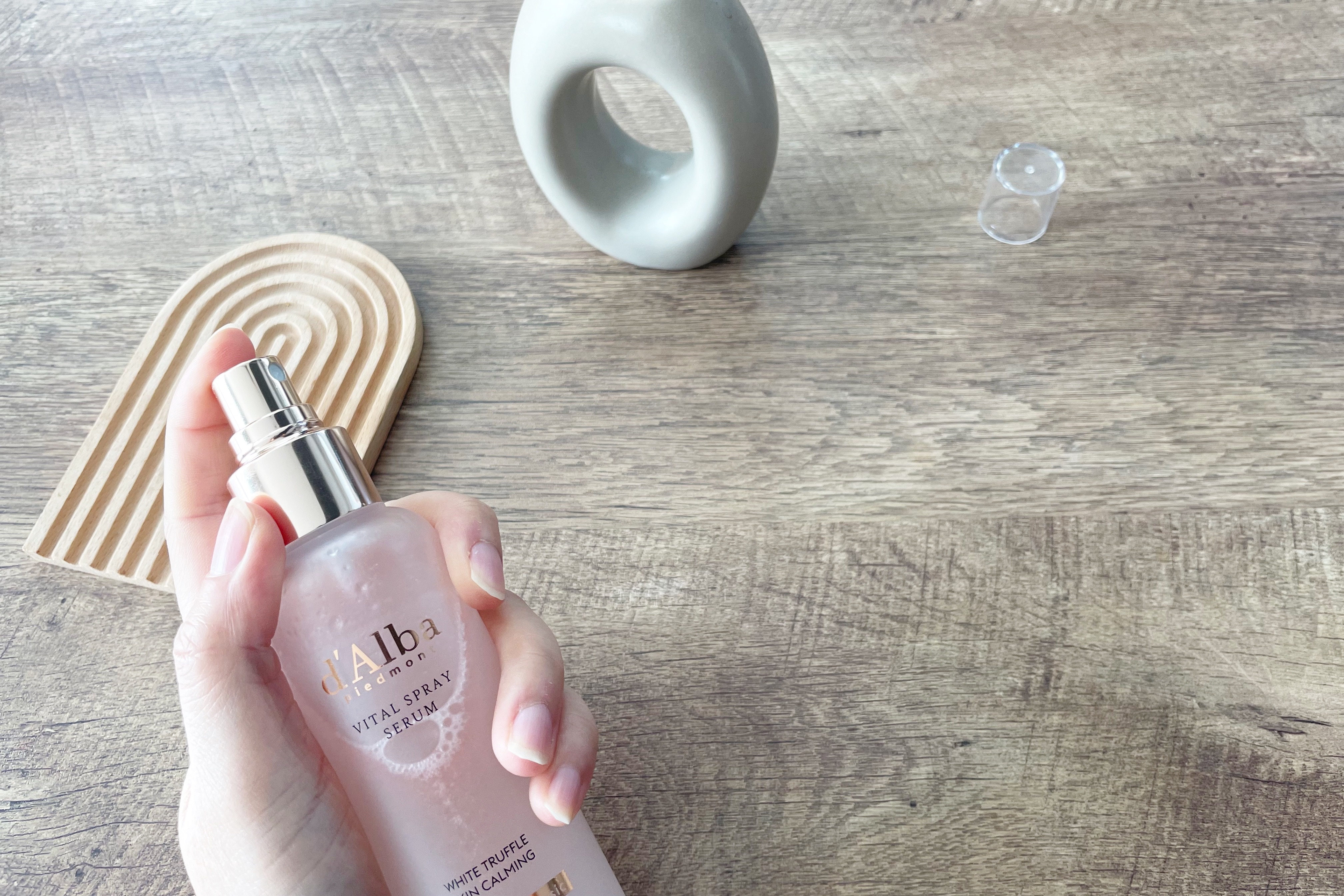 ダルバ ホワイトトリュフバイタルスプレーセラム/ダルバ/ミスト状化粧水を使ったクチコミ（2枚目）