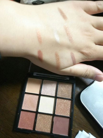 UR GLAM BLOOMING EYE COLOR PALETTE/U R GLAM/アイシャドウパレットを使ったクチコミ(1枚目)