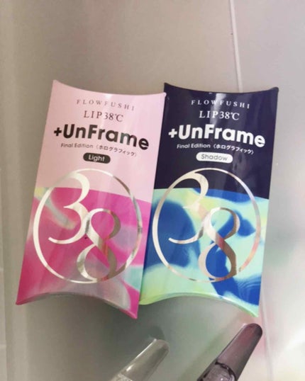 LIP38℃ +UnFrame<ホログラフィック>/UZU BY FLOWFUSHI/リップグロスを使ったクチコミ(1枚目)