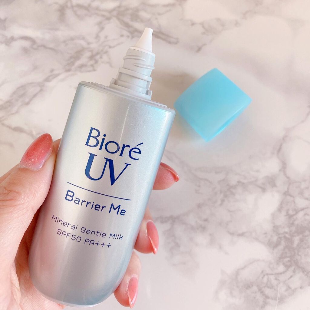 ビオレUV バリア・ミー ミネラルジェントルミルク/ビオレ/日焼け止めミルクを使ったクチコミ（3枚目）